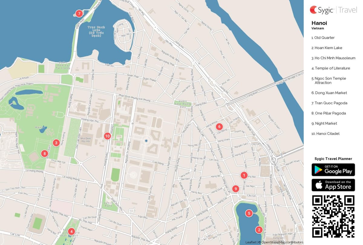 Mapa hanoi street food