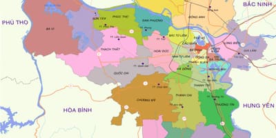 Mapa hanoi okres
