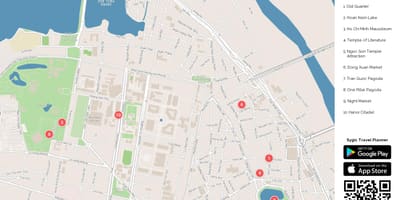 Mapa hanoi street food